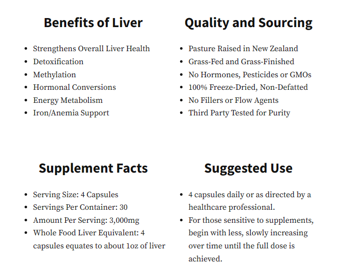 Grass-Fed Beef Liver